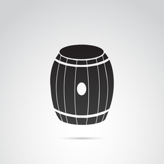 Barrel vector icon.