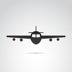 Plane vector icon.