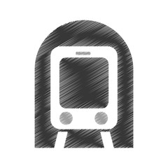 subway transport isolated icon vector illustration design