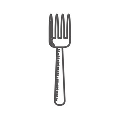 fork kitchen cutlery isolated icon vector illustration design
