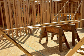 wood frame residential construction.