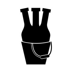 champagne bottle drink icon vector illustration design