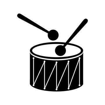 drump instrument isolated icon vector illustration design