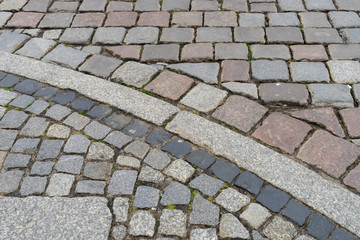  paving stones / Street with paving stones