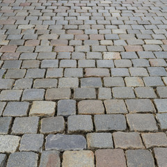 paving stones / Street with paving stones