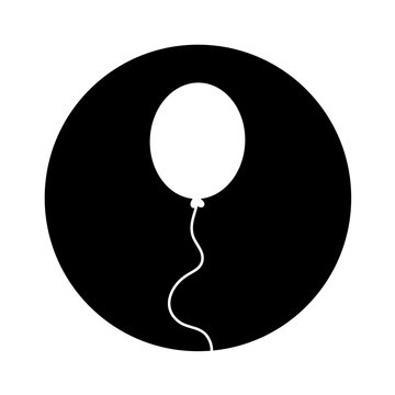balloons air party celebration vector illustration design