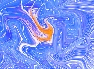 Colorful psychedelic liquefied background