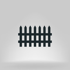 Simple fence icon