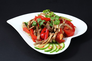Appetizing salad.