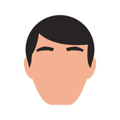 head man avatar icon vector illustration design