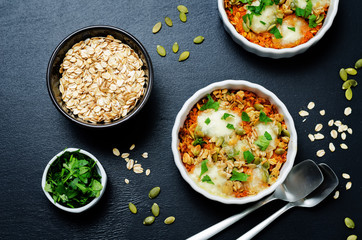 cheese pepita oats sweet potato casserole