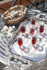 Sweet alcoholic liquor