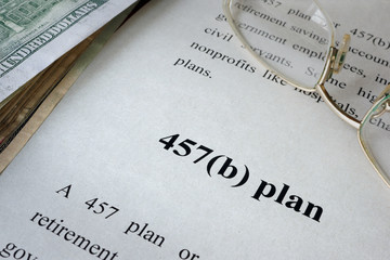 457(b) plan written in a document.