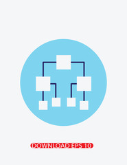 Networking icon, Vector