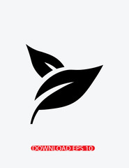 Leaves icon, Vector