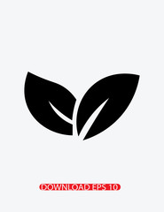 Leaves icon, Vector