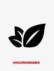Leaves icon, Vector
