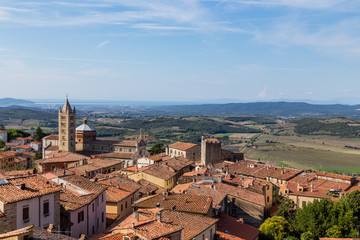 Fototapeta premium Panorama di Massa Marittima in Toscana