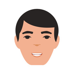 head man avatar icon vector illustration design