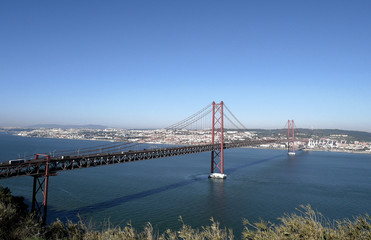 25th of April Bridge in Lisbon, Portugal