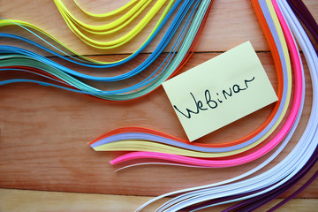 Webinar concept