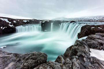 Godafoss is one of the most beautiful waterfalls on the Iceland