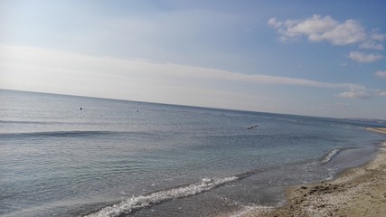  sea ​​and sun. sunset