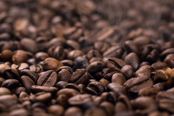 Fry coffee beans
