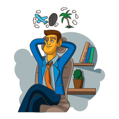 businessman thinking