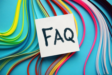 FAQ information - obrazy, fototapety, plakaty