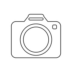 Modern photographic camera icon vector illustration graphic design