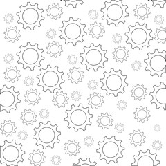 Gear machinery piece icon vector illustration graphic design