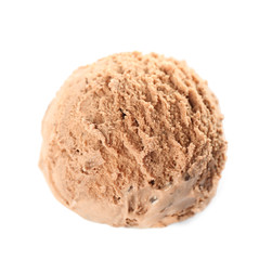 Ice-cream ball, isolated on white