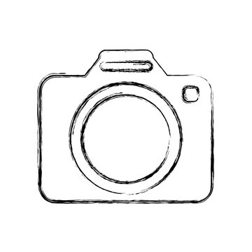 Modern photographic camera icon vector illustration graphic design