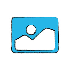 Photo of landscape icon vector illustration graphic design