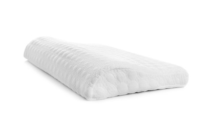 Orthopedic pillow isolated on white