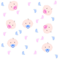 Obraz premium baby pattern