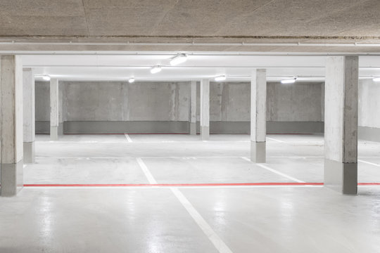 empty parking deck / garage