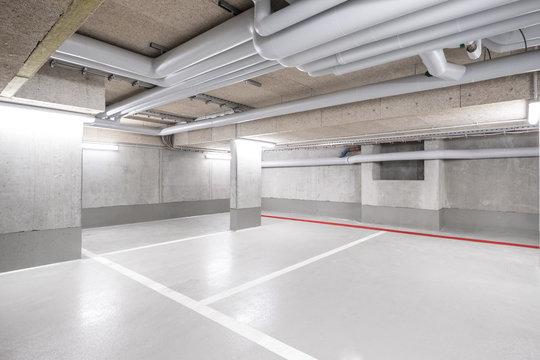 underground car parking deck