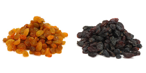 Fototapeta premium Organic dried Raisins isolated on white background