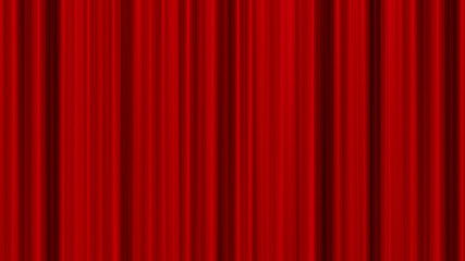 red curtain