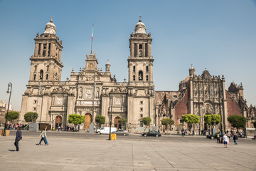Fototapeta na wymiar Kathedrale Mexiko Stadt