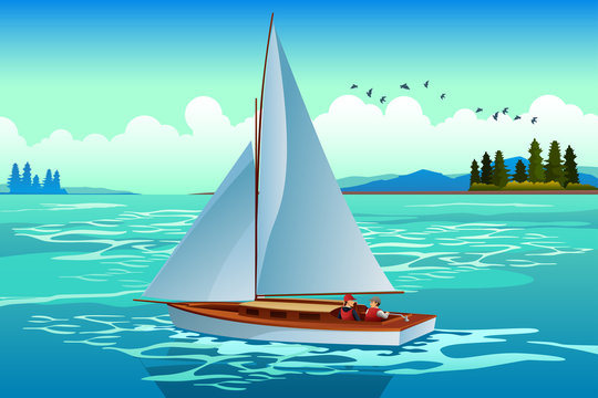 People Sailing on the Sea