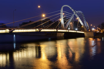 Fototapeta na wymiar St.Petersburg Lazarevsky Bridge
