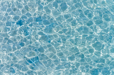 Shining water in pool