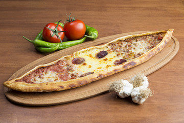 Turkish mixed  round and flat bread 