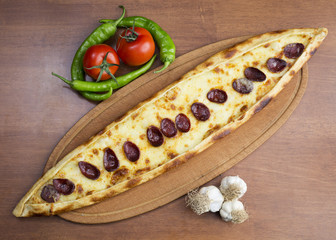 Turkish mixed  round and flat bread 