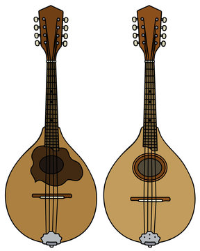 Two classic portugal mandolins
