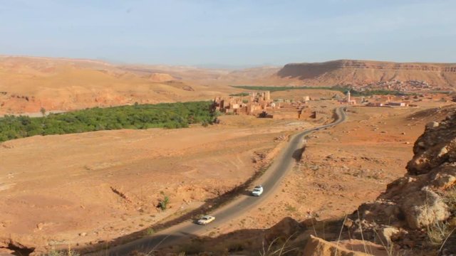 Ounila Valley Landscape. Morocco