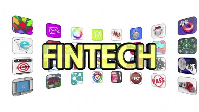 Fintech Finance Technology Apps Programs Software 3d Animation